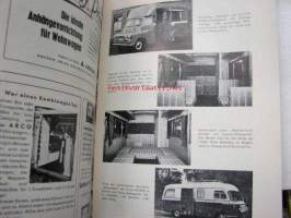 Kleine Wohnwagen fibel - alles über caravans -matkailuvaunutietoa 1960-luvulta