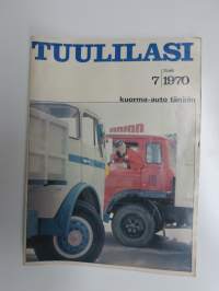Tuulilasi 1970 nr 7 -Kuorma-autonumero, Automatkailua matkailuautolla Ford Freedom - Citroen Camionette, Volvo 142 liikuntavammaisille, Solifer Consul KBT...