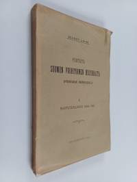 Piirteitä Suomen vuoritoimen historiasta 19-vuosisadan ensipuoliskolla 1 : Rautateollisuus 1808-1831