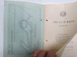 Kanonloppet 4 juni 1950 tilägsregler - The Gun Race, supplementary regulations -kilpailun osanottajille tarkoitetut kilapilusäännöt