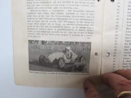 Lufthavnslöpet bilrace 1949 -käsiohjelma, mm. suomalaiset Fred Geitel, Anatole Stünkel &amp; Evert Saloranta Ford V8 -vaunullaan osallistujana