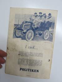 Lufthavnslöpet bilrace 1949 -käsiohjelma, mm. suomalaiset Fred Geitel, Anatole Stünkel &amp; Evert Saloranta Ford V8 -vaunullaan osallistujana