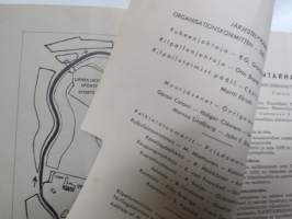 Eläintarhanajo - Djurgårdsloppet 8.5.1955 Erikoismääräykset / Specialbestämmelser / Special Regulations -kilpailumääräykset