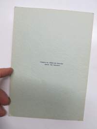 Eläintarhanajo - Djurgårdsloppet 9.5.1954 Erikoismääräykset / Specialbestämmelser / Special Regulations -kilpailumääräykset