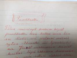 Lauluja ja muistoja sotilasajoiltani, lentosotamies Evert Saloranta (sittemmin kilpa-autoilija), Santahamina, 1937-38, erittäin hyvät ja "poikkeavat" kuvitukset