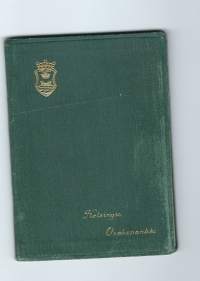 Helsingin Osakepankki Tampere  - Karttuva talletustili 1953-60, pankkikirja