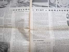 Moottoriviesti 1967 nr 5, Salora Auto-ulamatik, VW Variant &amp; 1500 &amp; Opel Kadett kestotesti, Yamaha 100 YL-1, Moottoritehoa, Tehdään Mark 400 perävaunu, Fiat 125...