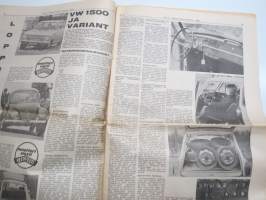 Moottoriviesti 1967 nr 5, Salora Auto-ulamatik, VW Variant &amp; 1500 &amp; Opel Kadett kestotesti, Yamaha 100 YL-1, Moottoritehoa, Tehdään Mark 400 perävaunu, Fiat 125...