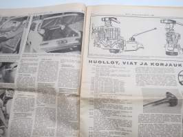 Moottoriviesti 1967 nr 5, Salora Auto-ulamatik, VW Variant &amp; 1500 &amp; Opel Kadett kestotesti, Yamaha 100 YL-1, Moottoritehoa, Tehdään Mark 400 perävaunu, Fiat 125...