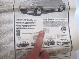 Moottoriviesti 1967 nr 5, Salora Auto-ulamatik, VW Variant &amp; 1500 &amp; Opel Kadett kestotesti, Yamaha 100 YL-1, Moottoritehoa, Tehdään Mark 400 perävaunu, Fiat 125...