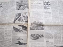 Moottoriviesti 1967 nr 7, Taunus 15 - Wartburg 1000 - Volvo 144 S kestotestiä, Anglia 1200 koeajo, Jawa 350 Automatic esittely, Matkamökki 350 asuntovaunu...