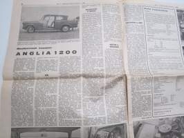 Moottoriviesti 1967 nr 7, Taunus 15 - Wartburg 1000 - Volvo 144 S kestotestiä, Anglia 1200 koeajo, Jawa 350 Automatic esittely, Matkamökki 350 asuntovaunu...