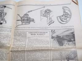 Moottoriviesti 1967 nr 1, Kaniskuva Monte Carlo 1. Aaltonen - Suomi, VW Variant testiä, Opel Kadett testiä, VW 1500 testiä, Volvo 144 S koeajo (3 sivua)...