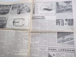 Moottoriviesti 1967 nr 1, Kaniskuva Monte Carlo 1. Aaltonen - Suomi, VW Variant testiä, Opel Kadett testiä, VW 1500 testiä, Volvo 144 S koeajo (3 sivua)...