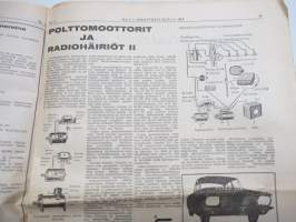 Moottoriviesti 1967 nr 1, Kaniskuva Monte Carlo 1. Aaltonen - Suomi, VW Variant testiä, Opel Kadett testiä, VW 1500 testiä, Volvo 144 S koeajo (3 sivua)...