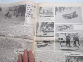 Moottoriviesti 1967 nr 1, Kaniskuva Monte Carlo 1. Aaltonen - Suomi, VW Variant testiä, Opel Kadett testiä, VW 1500 testiä, Volvo 144 S koeajo (3 sivua)...