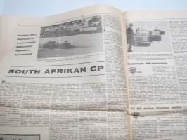 Moottoriviesti 1967 nr 1, Kaniskuva Monte Carlo 1. Aaltonen - Suomi, VW Variant testiä, Opel Kadett testiä, VW 1500 testiä, Volvo 144 S koeajo (3 sivua)...