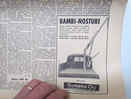 Moottoriviesti 1965 nr 7, Fiat 850 - Skoda 100 MB - Simca 1000 GL kestotestin loppuarvostelut, Abarth -mainos, Moskvitsh-autotehtaalla, Mikroautoharrastus osa III...