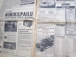 Moottoriviesti 1965 nr 7, Fiat 850 - Skoda 100 MB - Simca 1000 GL kestotestin loppuarvostelut, Abarth -mainos, Moskvitsh-autotehtaalla, Mikroautoharrastus osa III...