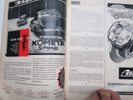 Auto motor und sport 1963 nr 25, Ford 12 M 50 PS, Volkswagen 1500, Finnische Kometa Spike, Porsche Carrera GTS, Austin Cooper Test, ym.
