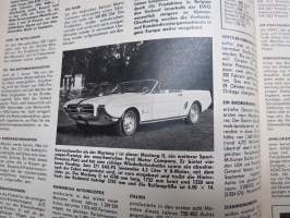 Auto motor und sport 1963 nr 23, Fiat 1500 L, Test Porsche 356C + SC, Die Briten in kommen, Triumph 2000, ym.