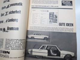 Auto motor und sport 1963 nr 23, Fiat 1500 L, Test Porsche 356C + SC, Die Briten in kommen, Triumph 2000, ym.