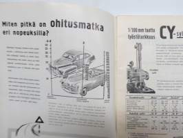 Moottori 1951 nr 4, Vanhan Kaartin maneesi autohalliksi, Koululaisliikenneohjaajia Lahteen, Ensikertalaisena Monte Carlossa, Henkilöautojen hinnat, ym.