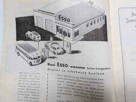 Moottori 1951 nr 4, Vanhan Kaartin maneesi autohalliksi, Koululaisliikenneohjaajia Lahteen, Ensikertalaisena Monte Carlossa, Henkilöautojen hinnat, ym.