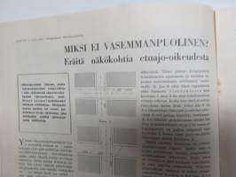 Moottori 1951 nr 4, Vanhan Kaartin maneesi autohalliksi, Koululaisliikenneohjaajia Lahteen, Ensikertalaisena Monte Carlossa, Henkilöautojen hinnat, ym.
