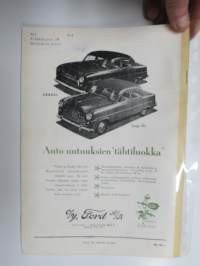Moottori 1951 nr 4, Vanhan Kaartin maneesi autohalliksi, Koululaisliikenneohjaajia Lahteen, Ensikertalaisena Monte Carlossa, Henkilöautojen hinnat, ym.