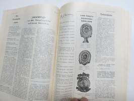 Moottori 1949 nr 11, AK 30-vuotias, Fiat 500 C, Auto USA:ssa, Nainen ohjauspyörässä, Turussa maamme ensimmäinen Speedway-rata, takakansi Evert Saloranta (Ford V8)