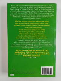 First things first : to live, to love, to learn, to leave a legacy