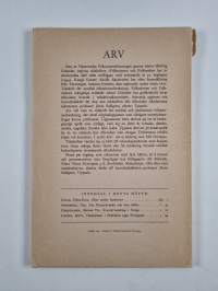 Arv. Tidskrift för Nordisk Folkminnesforskning. (Ny serie av Folkminnen och Folktankar) Häft. 1-2, 1946 Under medverkan av  Hilding Celander, Reidar Th. Christian...