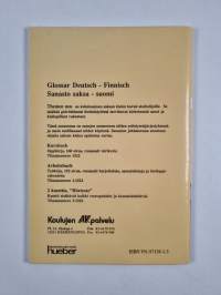 Themen neu :; Lehrwerk für Deutsch als Fremdsprache, 2 - Glossar Deutsch-Finnisch