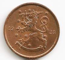 10  penniä  1923