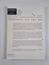 Conceptualizing productivity in services