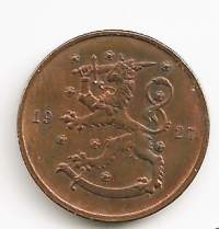 10  penniä  1927