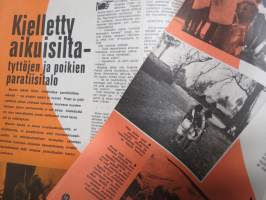 Jallu 1967 nr 1, Suomalainen Anna Beirutissa, Vaimolla on kolme aviomiestä, Homoseksuaalisuudesta, Rock and Rinta -musiikki, Maailman tärkein huonekalu, MauMau-hipat