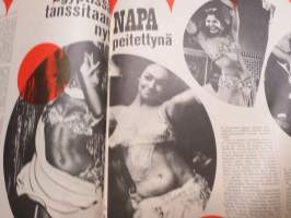 Jallu 1966 nr 8, Ruotsin lappalaistyttö tähtenä Hollywoodissa, Tom Neal, Saudiprinsessa Ferial, Egyptin napatanssijat, Anchorage Alaskassa, ym.