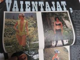 Jallu 1966 nr 4, Mies ja amtsonit, Seuranpitäjiä vuokrattavana, Helga Matura, Striptease kiinnostaa etenkin naisia, Engalannissa on 35 000 noitaa, Tumma perutar, ym.