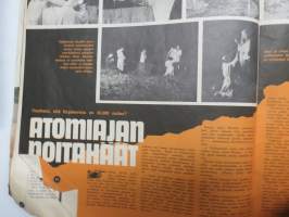 Jallu 1966 nr 4, Mies ja amtsonit, Seuranpitäjiä vuokrattavana, Helga Matura, Striptease kiinnostaa etenkin naisia, Engalannissa on 35 000 noitaa, Tumma perutar, ym.