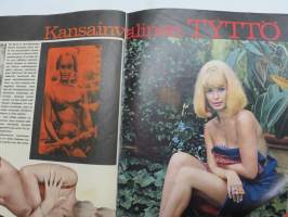 Jallu 1966 nr 4, Mies ja amtsonit, Seuranpitäjiä vuokrattavana, Helga Matura, Striptease kiinnostaa etenkin naisia, Engalannissa on 35 000 noitaa, Tumma perutar, ym.