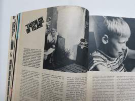 Hymy lehti 1967 nr 8, Kansikuva Elsi Koivisto, Leena Vermaa 8 vuotta TV-kuuluttajajan, Vekko Ennalan artikkeli insestitapauksesta Koskenkorvalla - Lasten isä on veli