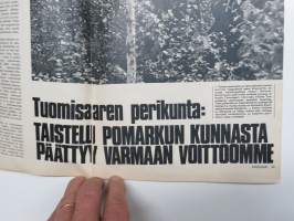 Hymy lehti 1967 nr 8, Kansikuva Elsi Koivisto, Leena Vermaa 8 vuotta TV-kuuluttajajan, Vekko Ennalan artikkeli insestitapauksesta Koskenkorvalla - Lasten isä on veli