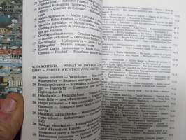 Helsinki - Helsingfors 1989 opaskartta + erillinen hakemisto / guidekarta / tourist map / plan de villa / stadtplan / plan goroda 1:20 000