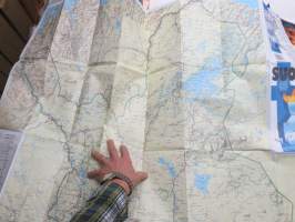 Suomi - Finland - Finlande - Finnland / Lappi - Lappland 6, 1991 -kartta