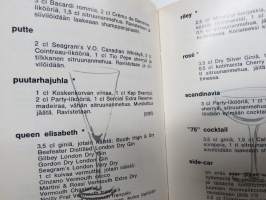 Tornin Cocktailkirja - Tornin kirjat VII, perustietoja ja parisataa reseptiä - sisältää erillisen Tornin Ritarien Pyhän Rituaalijuoman "Neekerinveri" -reseptin