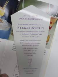 Tornin Cocktailkirja - Tornin kirjat VII, perustietoja ja parisataa reseptiä - sisältää erillisen Tornin Ritarien Pyhän Rituaalijuoman "Neekerinveri" -reseptin
