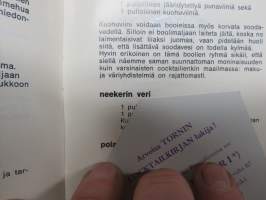 Tornin Cocktailkirja - Tornin kirjat VII, perustietoja ja parisataa reseptiä - sisältää erillisen Tornin Ritarien Pyhän Rituaalijuoman "Neekerinveri" -reseptin