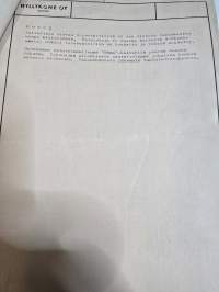 Ahma kaivurin käyttö- ja huolto-ohjeet 1964.